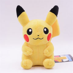 Plush Pikachu Toy with Black Ears - Pocket Monster