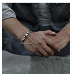 Signature Twisted Silver Bracelet