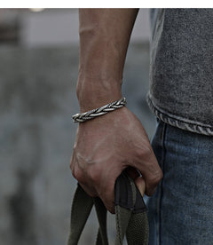 Signature Twisted Silver Bracelet