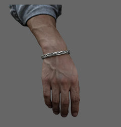 Signature Twisted Silver Bracelet